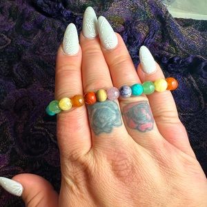 7 chakra crystal bracelet